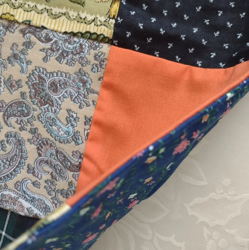Handmade Patchwork Quilt Equal Squares
